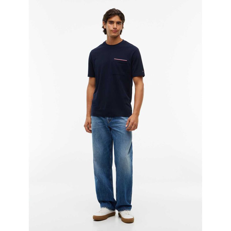 Tommy Hilfiger Global Stripe Pocket Pique T-Shirt image number 3